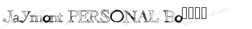 Jaymont PERSONAL Bo字体转换